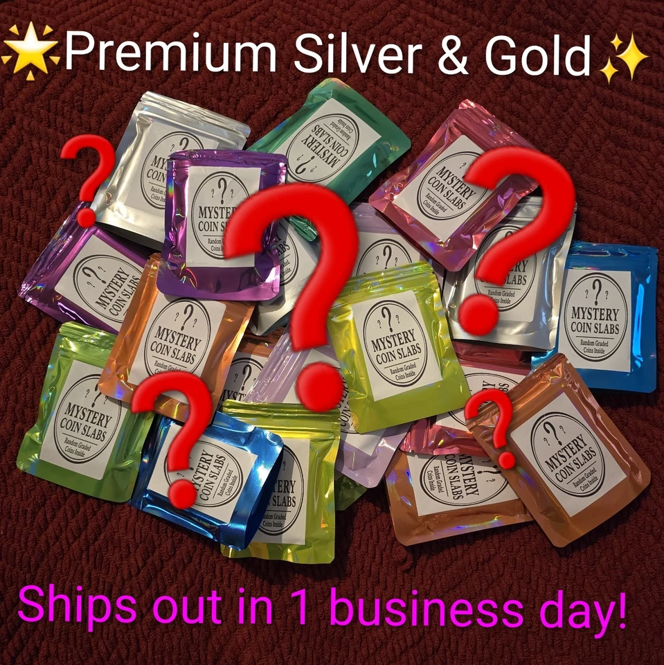 🔥Premium Mystery Silver or Gold Coin Slab – Certified/Graded – Morgan ASE 🪙 - Image 2 of 4