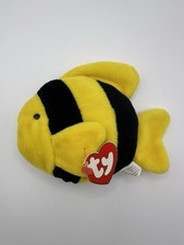 Ty Beanie Babies 3rd gen Bubbles The Fish RARE