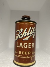 Schlitz Flat Bottom Cone Top Read Description 