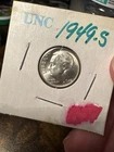 1949 S Roosevelt Silver Dime GEM BU FLASHY