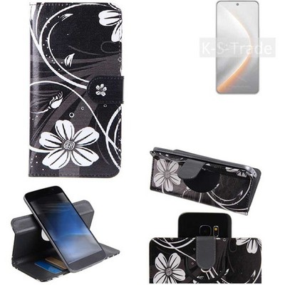 Für Tecno Pova 7 Ultra 5G 360° Schutz Hülle Wallet Case Design Blumen