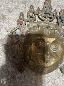 Vintage Tibetan Mahakala Bronze Mark Art Deco Home Decor