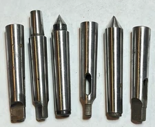 6 Machinist Morse 2 Tapers Used 