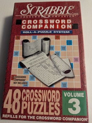 Scrabble Crossword Companion Roll-A-Puzzle System Refill Volume 3- NEW Sealed