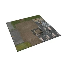 Mantic TWD All Out War Mat Deluxe Gaming Mat - Prison Grounds NM
