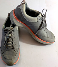 Clarks Wave Walk Ladies Size 6 Grey Pink Trainers