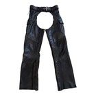 Harley Davidson Leather Chaps Men Small Black Motorcycle Riding 30