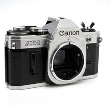 Canon AE-1 35mm SLR Film Camera Chrome