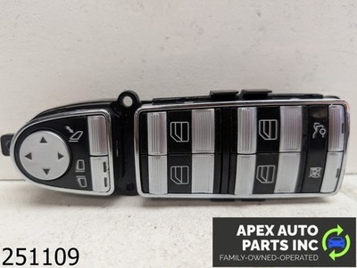 OEM 2007 Mercedes S550 5.5L Left Driver Side Master Window Switch Control