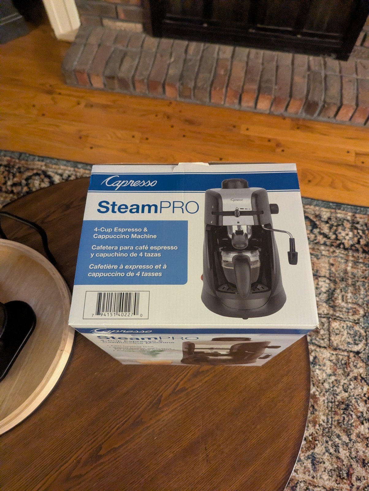 Capresso Steam Pro Espresso & Cappuccino Machine: 4 Cup, Black - Stainless (New)