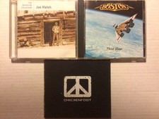 CLASSIC ROCK 3 CD LOT - JOE WALSH DEFINITIVE / CHICKENFOOT / BOSTON THIRD STAGE