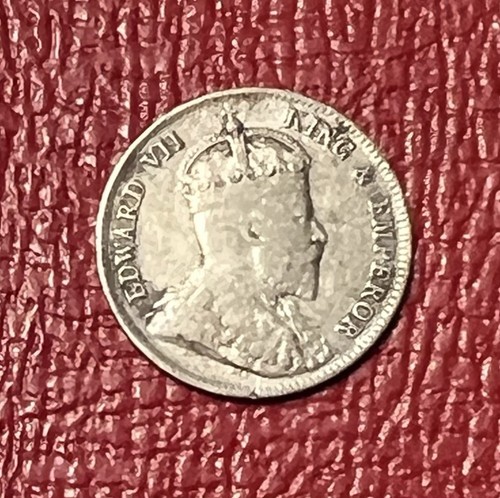1904 🇭🇰 Hong Kong 10 Cents Silver Coin KM# 13 - Combined Ship - Lot D13b