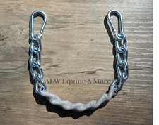 BRAND NEW Light Gray Wrapped Curb Chain by ALW Equine