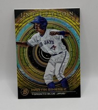 2022 Bowman Inception Martin Gimenez First Initiation #11 Gold 44/50 Blue Jays