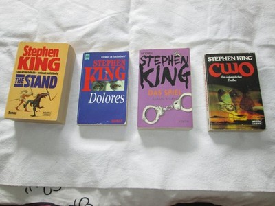4 x Stephen King: The stand,  Das spiel, Dolores,  Cujo