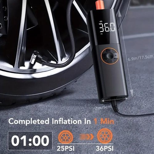 Multifunctional Car Inflation Pump Mini Intelligent Handheld Car ...