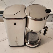 RARE Stylish Russell Hobbs Model CM7000S 8 Cup Coffeemaker Chrome & Black