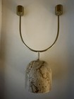 Candle Holder Double Taper Marble Threshold Modern Two Candle Holder — photo 2