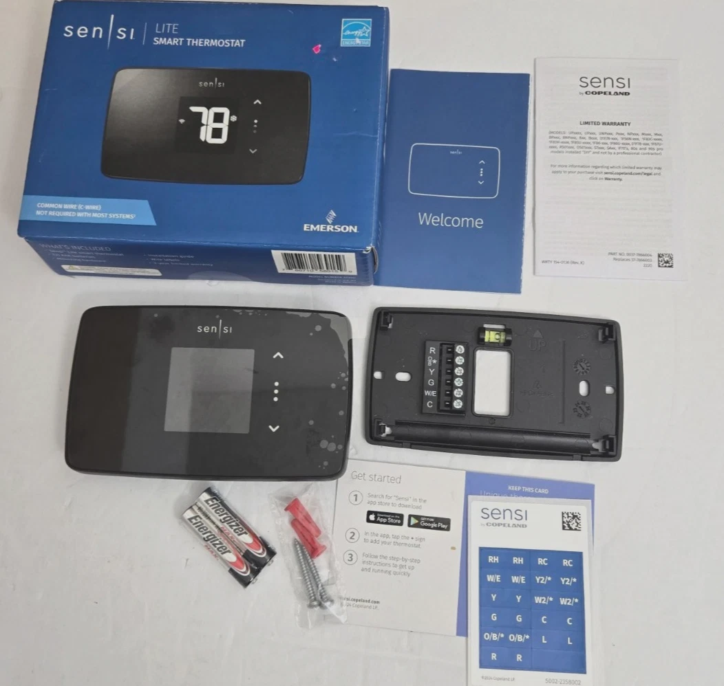 Emerson Sensi Lite Smart Thermostat Data Privacy Programmable ST25U