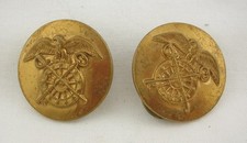 WW2 NECKLACE DISC US Army Quartermaster Corps Headquarters