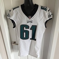 Philadelphia Eagles Stefan Wisniewski #61 Game Used Nike NFL Jersey 2017-19