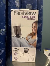 Flexiview Hands-Free Tablet Stand Easy Folding Design Rotate New