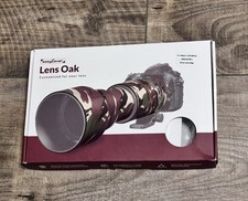 Protezione obiettivo in neoprene compatibile con Nikon Z 100-400 mm f/4.5-5.6 VR S Brwn mimetico