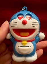 Doraemon VTG 90s Keychain w/Slot Machine Eyes Japanese Anime Manga Mini Figure