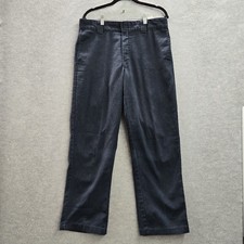 Dickies Men Pants 34X30 Blue Khakis Twill 874 Original Fit Flex Button 29"