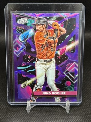 2025 Topps Cosmic Purple Nebula Jung-Hoo Lee #64 /150 Giants