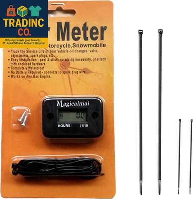 #ad Inductive Hour Meter for Gas Engine Generator Lawn Mower Pressure Washer Marine $17.99