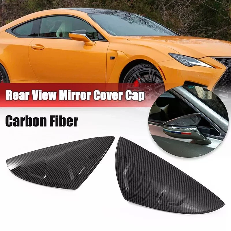 For Lexus IS IS300 IS350 IS500 2021-2023 M Style Carbon Fiber Mirror Caps Covers - Image 2 of 4