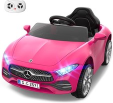 12V Licensed Electric Car with Remote Control, Kids Ride On Car with Bluetooth M