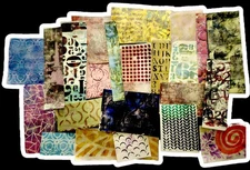 Mystery Scrap Pack - Mixed Media Art Collage Paper Pack - 30 Sheets