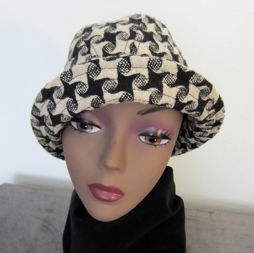 CHRISTY'S CROWN LABEL Mezcla de Lana Choque Marrón DIENTE DE PERRO FEDORA Sombrero Cubo M/L - Imagen 11 de 11