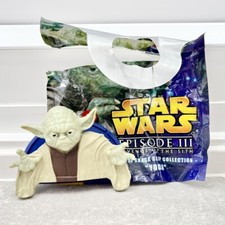 Star Wars Yoda Mini Bust Action Figure Episode 3 Rare Pepsi Vintage Statue Toy