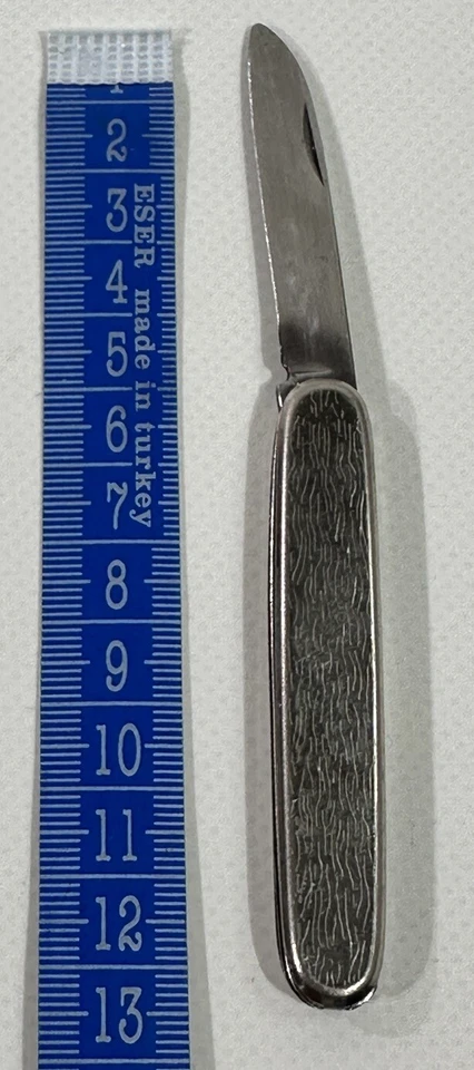 Vintage Taschenmesser Klappmesser Made in Germany Retro Messer Silber Knife Q138 - Bild 2 von 4