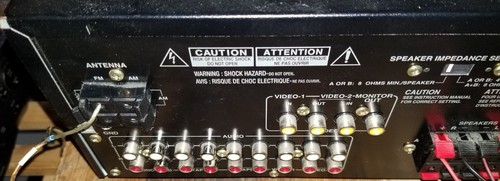 ONKYO TX-8410 AM/FM Stereo Audio Video Control Tuner Amplifier -- No Remote - Picture 10 of 10