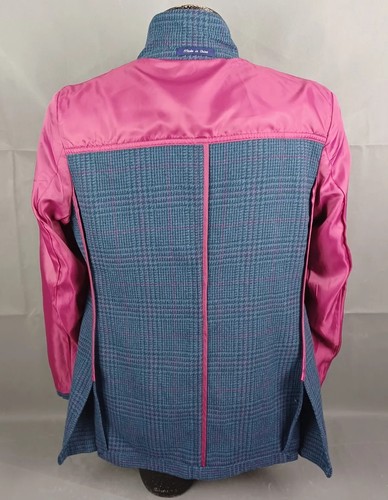 Alan Flusser Prince Of Wales Blazer Jacket Mens Sz Medium Sportcoat 2-Button - Picture 10 of 13