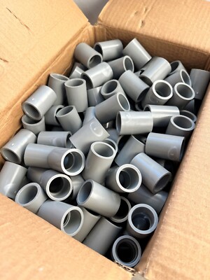 1/2'' PVC Standard Coupling for Sch 40 Rigid NM Conduit UL Listed 100 pc