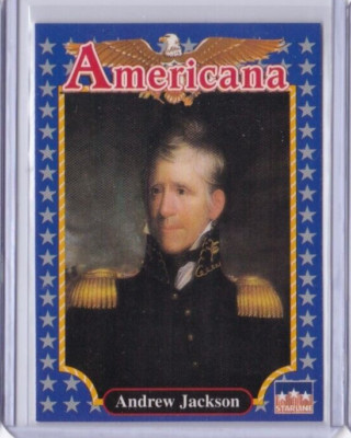 1992 Starline Americana #4 ANDREW JACKSON (ID90)