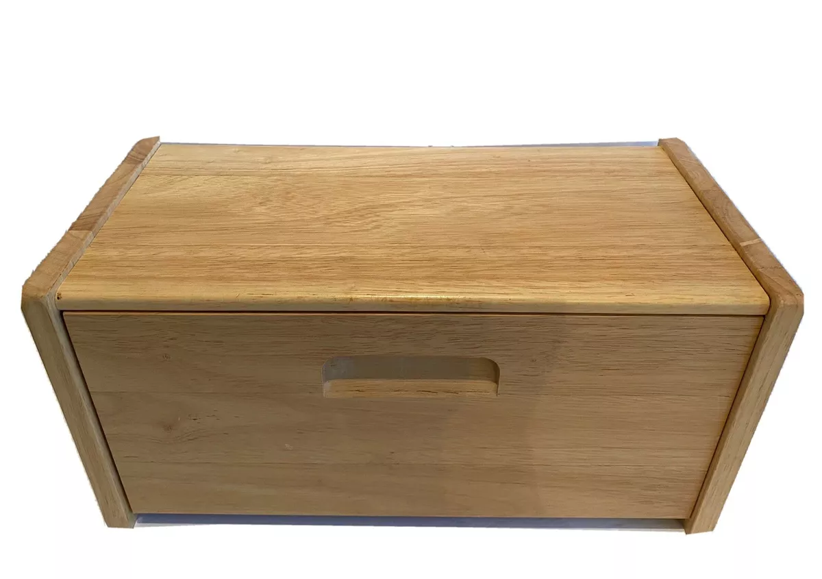 Wooden 2024 bread box