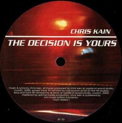 Chris Kain - The Decision Is Yours 12'' Vinyl Schallplatte 89026