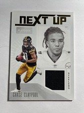 2020 Panini Playbook Chase Claypool RC Pittsburgh Steelers Next Up Jersey Card