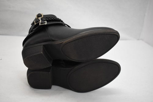 Nautica Ankle Boot with Side Zipper Dress Boot Black Alara Strap Womens Size 8 - Picture 10 of 10