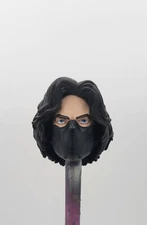 Marvel Legends Custom Winter Soldier Half Mask Head 1/12 Scale Painted