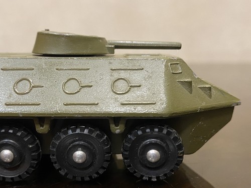 Vintage Soviet Army Military Tank BTR-60 WW2 Metal Tank Toy, 1980s - Picture 13 of 18