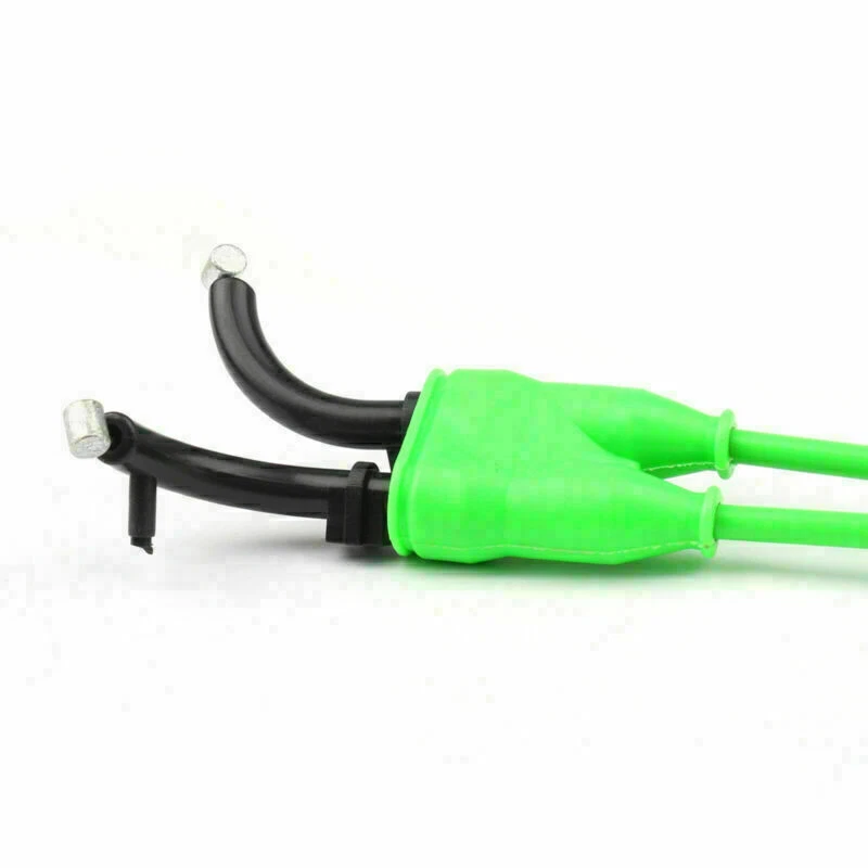 Motorcycle Throttle Cable For Kawasaki Ninja ZX-10R ZX1000D 2006-2007 Green U9 A Foto 3 de 4