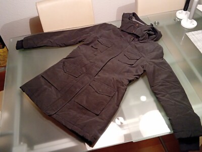 Flash Lights Jacke Gr. 34 Parka Schwarz Winterjacke Kapuze  Neu