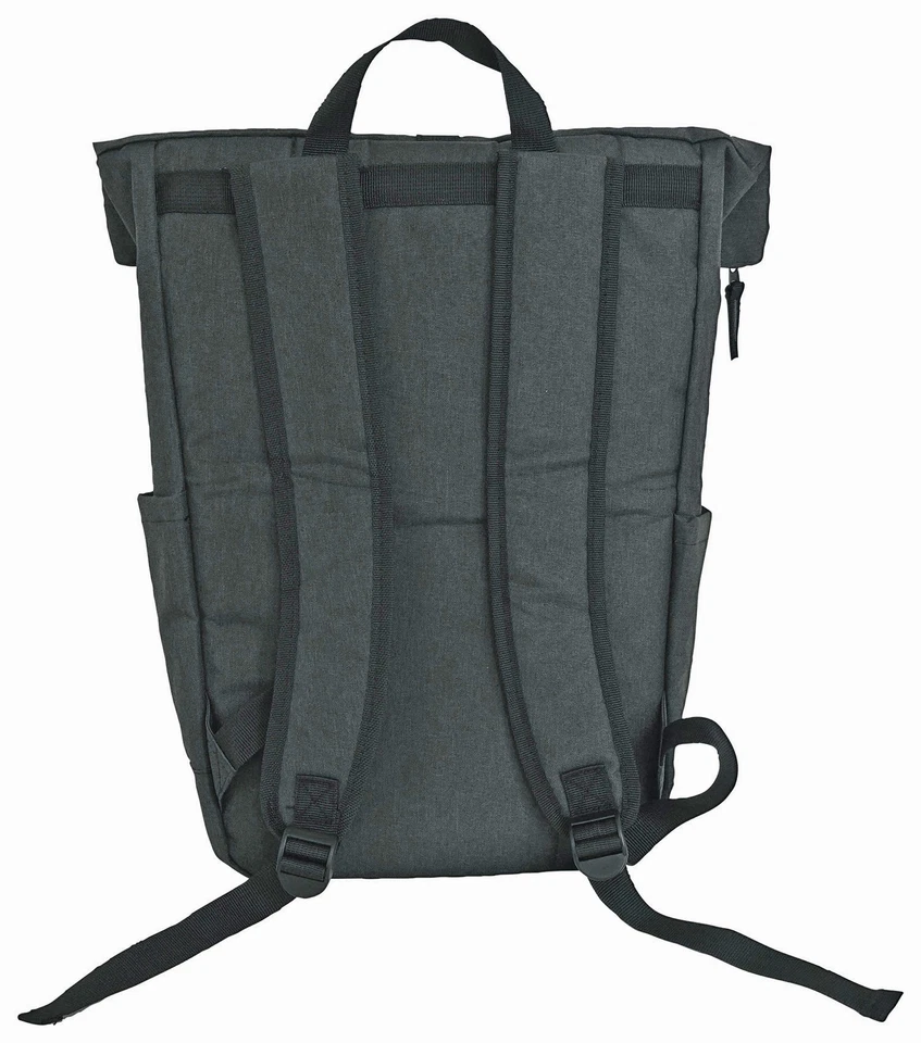 Rockville RPAK Charcoal Stylish Durable Backpack Bag w/ Padded Laptop Pocket - Image 4 of 4